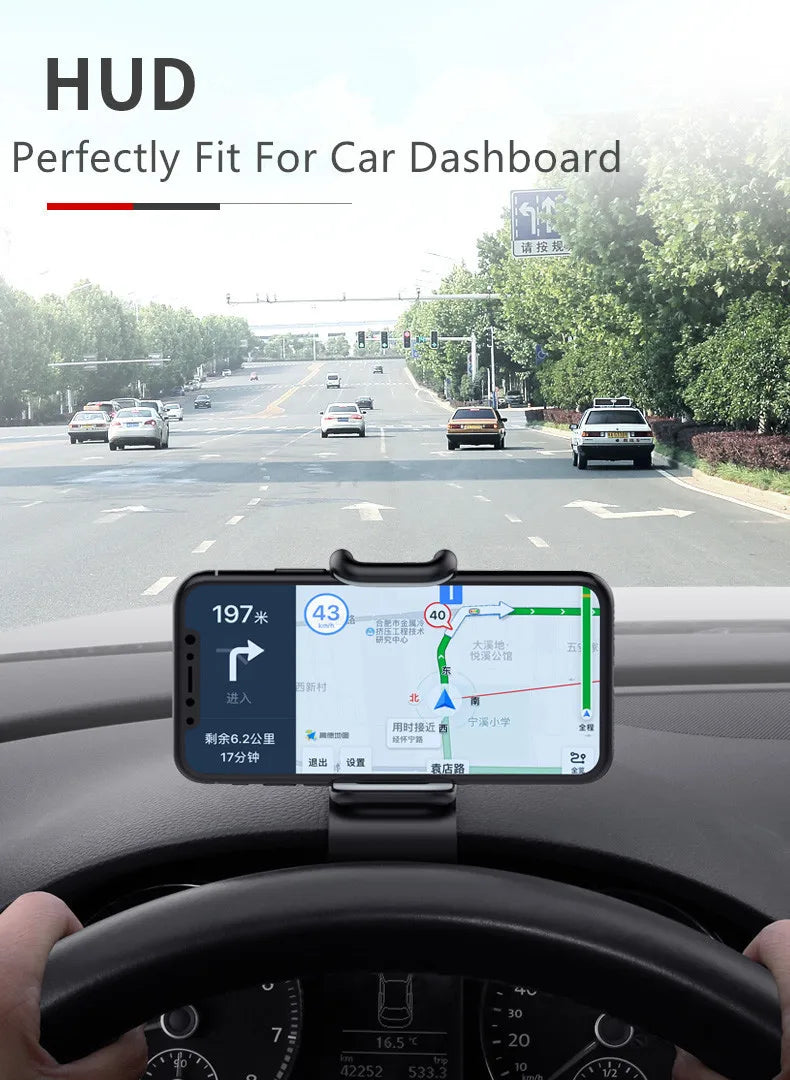 NEW Arrivals 360 Rotatable Car Phone Holder Universal Cell Phone Stands Car Rack Dashboard Support for Auto Grip Mobile Phone Fixed Bracket