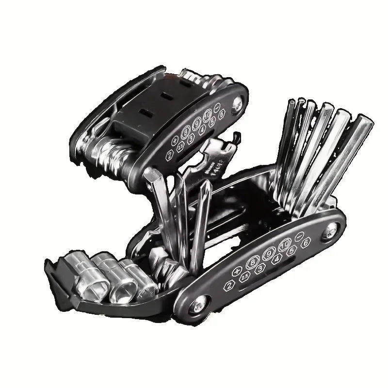 NEW Arrivals 16-in-1 Socket Wrench Set, Non-Slip Rotating Head. Durable Stainless Steel for Home & Car Repairs. Easy & Universal Tool.