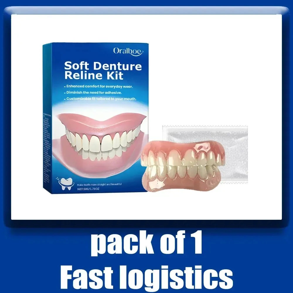 1-3-5-10-22 PCS Set Silicone Denture Kit, Soup Pack, igh and Low Level Kit, Easy to Use, Dental Care Tools Set