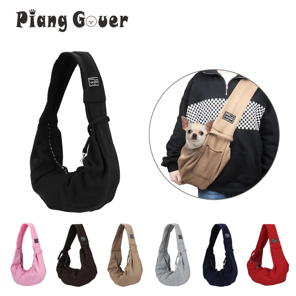 Portable Pet Shoulder Bag Phone Pocket Outdoor Carrier Dog Cat Bag Puppy Kitten Travel Handbag