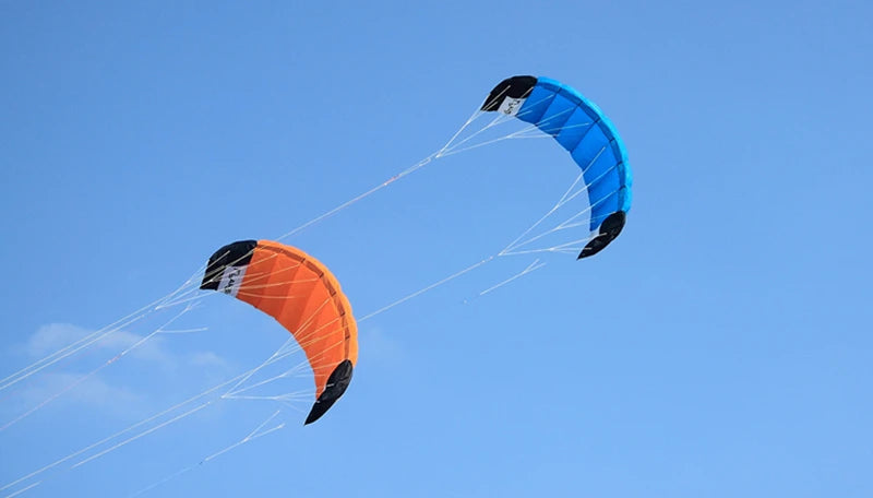 345cm x 135cm Professional Quad Line Power Kites for Adults Kites Inflatable Festival Show Kites Windsurf Professional Kite Paragliding Flies Sky Sports Supplies