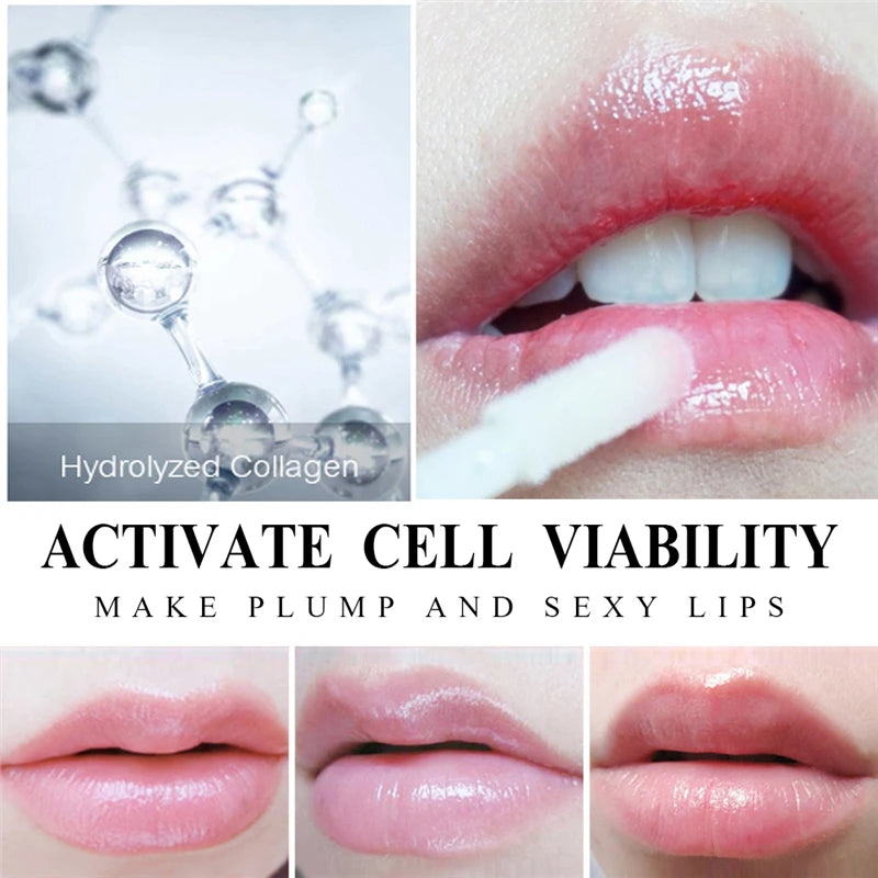 Korean Hot 2Pcs/box High-Quality Lips Hyaluronic Acid Collagen Natural Lipstick for Lips Face Makeup Nourishing