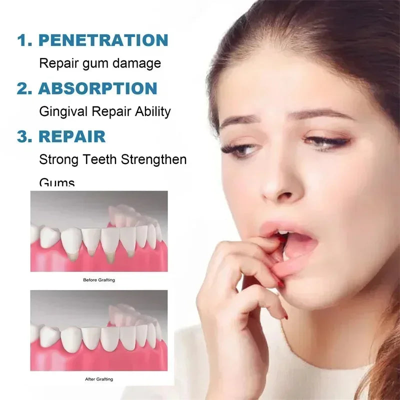 1/3/5/10 PCS Set Rapid Repair Gums Serum Effectively Relieve Tooth Allergy Dental Caries Tooth Cleaning Toothpaste Relieve Tooth Damage Drops Hygiene Accessories Health Care Supplies