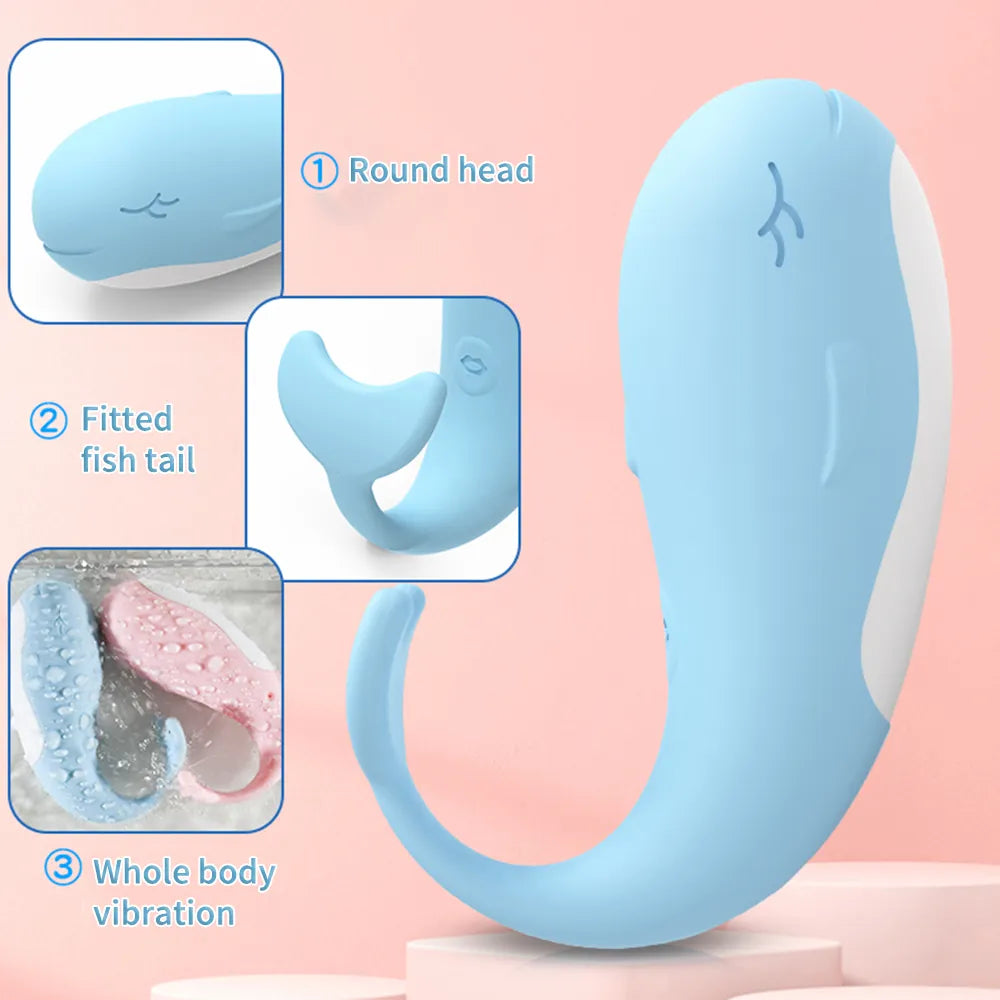 10 Frequency Little Whale Vibrator Remote Control Heating Vibrating Egg Vaginal G-spot Clitoral Stimulator Sex Toys for Women 18