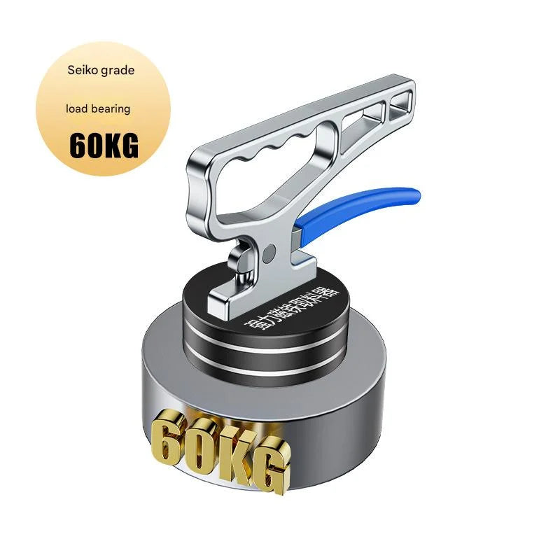 NEW 30/60KG Load Strong Magnets Suction Cup Magnetic Force Material Pickups Laser Cutting Portable Lifters Steel Mold Handling Tools Heavy Duty Supplies