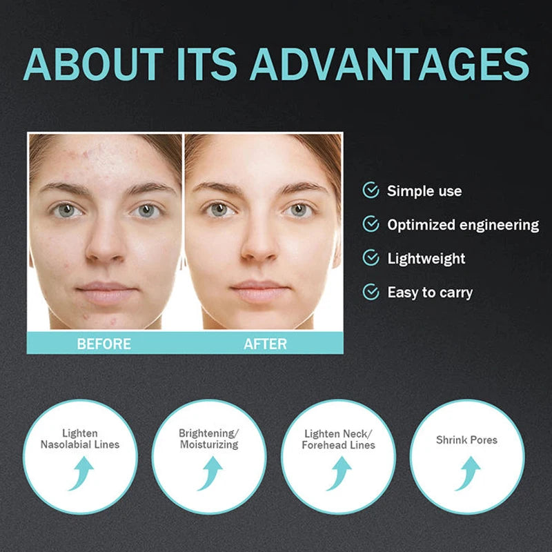 Age-R Booster H Skin Care Supplies  Facial Home Beauty Salon Spa Accessories Device Facial Anti Aging Microcurrent Lift Face Care Therapy Women Men Skin Care Products