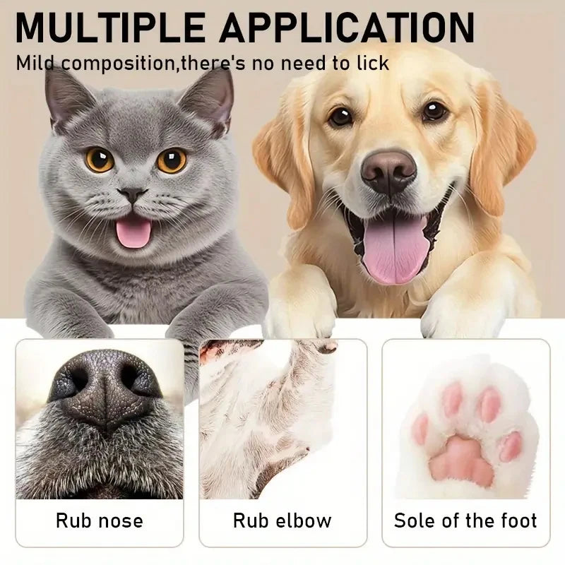 NEW 45g Dog Nose and Paw Balm Dog Paw Cream Cats Dogs Paw Protector Cream Pet Feet Moisturizer Pet Crack Feet Repair Pet Accessories