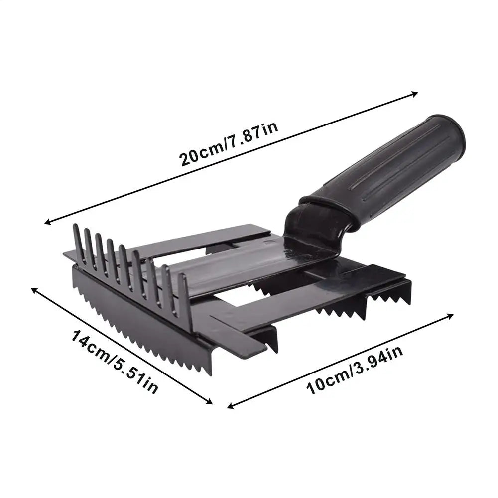 Horse Brush Livestock Grooming Comb Portable Equine Hair Removal Brush For Pet Cattle Horse Goat Sheep Stable Farm Outdoor Animals Grooming Accessories Hair Care Supplies