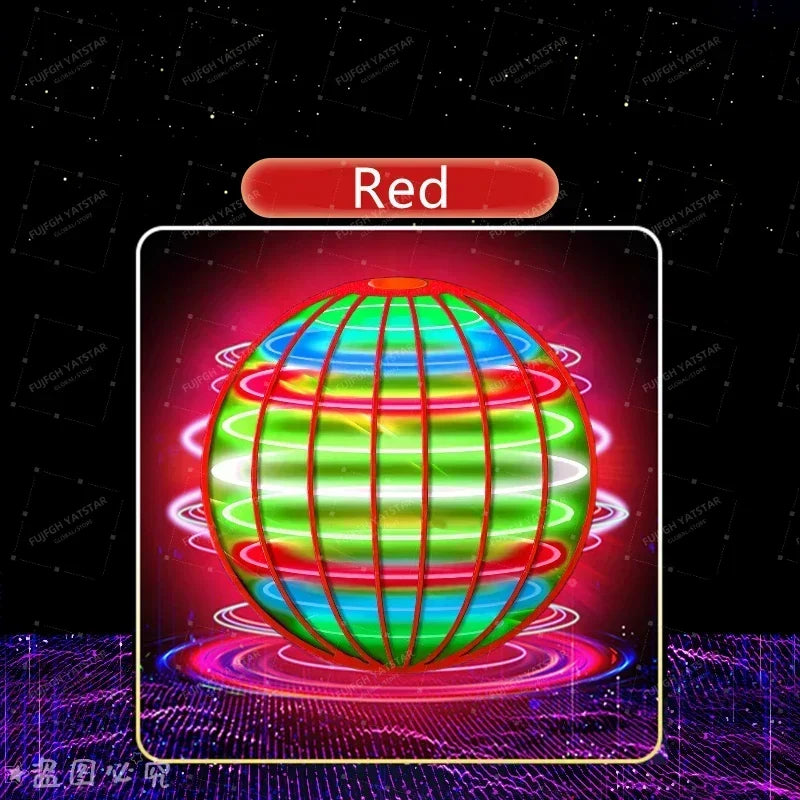 1/3 PCS Set Flying Ball Children's Hand Controlled Color LED Cosmic Globe 360 ° Rotating Suspension Ball Suitable for Indoor and Outdoor Toy