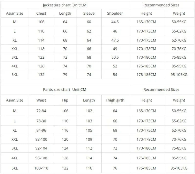 NEW M(50kg) - 4XL (100KG) 7 Colors -40* Degrees  Men's Goose Down Jacket and Tactical Pants, Winter Fishing Suit, Warm, Snow Skiing, Mountain Climbing, Hunting Sportswear