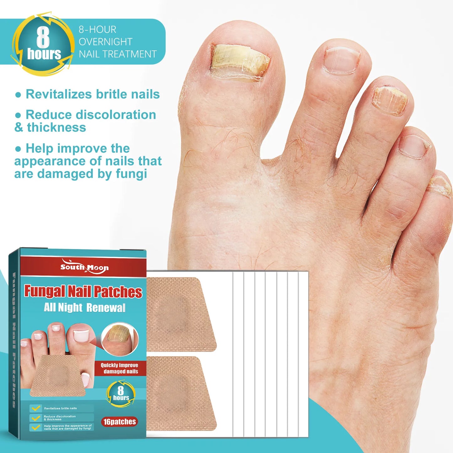 Nail Treatment Patch Anti Fungal Nail Correction Stickers Ingrown Toenail Care Paronychia Anti Infection Repair Patch