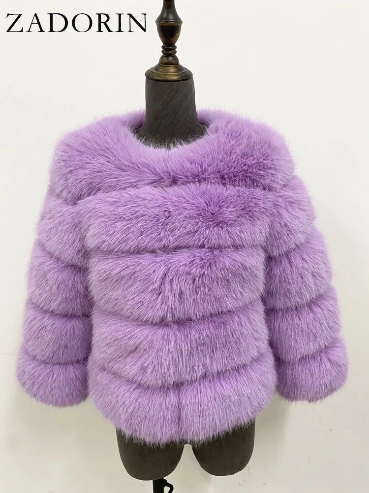 Low-Price Sales are Limited NEW Arrivals Luxury S-5XL 8 Colors Mink Coats Autumn Winter Fluffy Black Faux Fur Coat Women Thick Winter Warm Snow Outwear Evening Nightclub Party Faux Fur Jackets Ladies Girls Luxury Fashion Clot