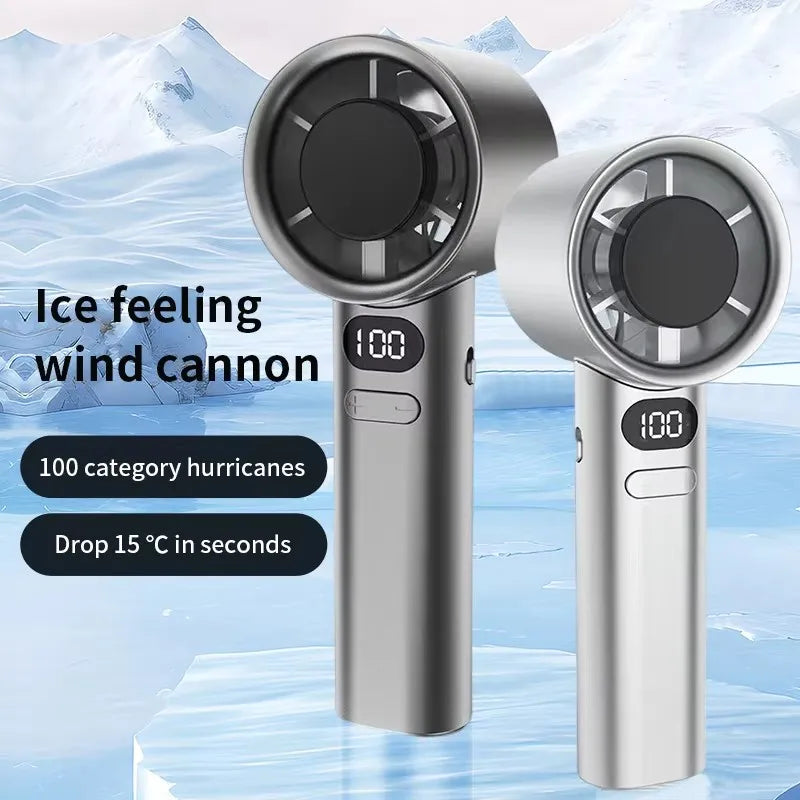 HOT SALE NEW Handheld Mini Turbo Fan, Powerful Wind Speed, Convenient USB Charging, Suitable for Travel, Outdoor Activities, Summer ﻿Air Cooling Devices