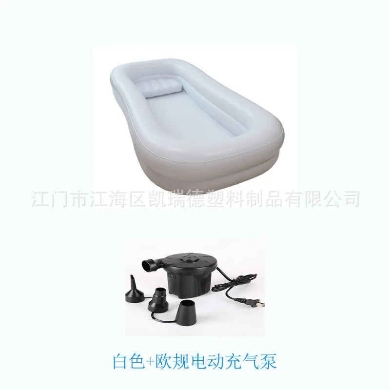 NEW Arrivals for Elderly Disabled People Foldable PVC Bed Bathing Pool Comfortable Bathing Bed Care Grooming Bath Tub Cleaning Tools Health Care Accessories Supplies