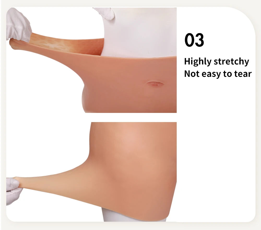 S - L Size 5 Point Pants Silicone Buttock Thick Hips Fake Buttocks Panties Enlarger Enhancement Butt Pants Silicone Buttock Cosplay Drag Queen Women Men Underwear