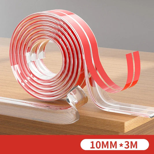 NEW Arrivals 3M Transparent PVC Baby Protection Strip With Double-Sided Tape Anti-Bumb Kids Safety Table Edge Furniture Guard Corner Protectors