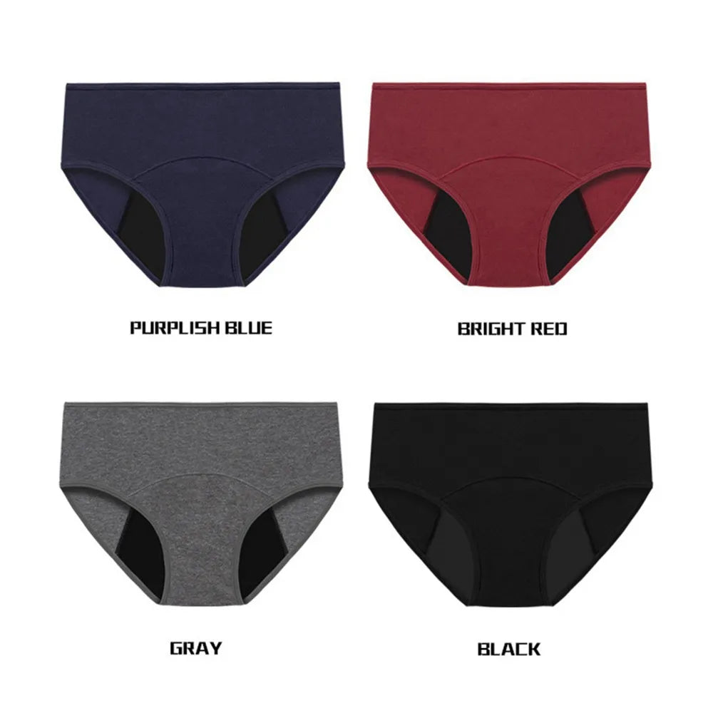 Very Abundant Menstrual Panties Woman Breathable Women's cotton briefs Low Waist Physiological Period Underwear For Women