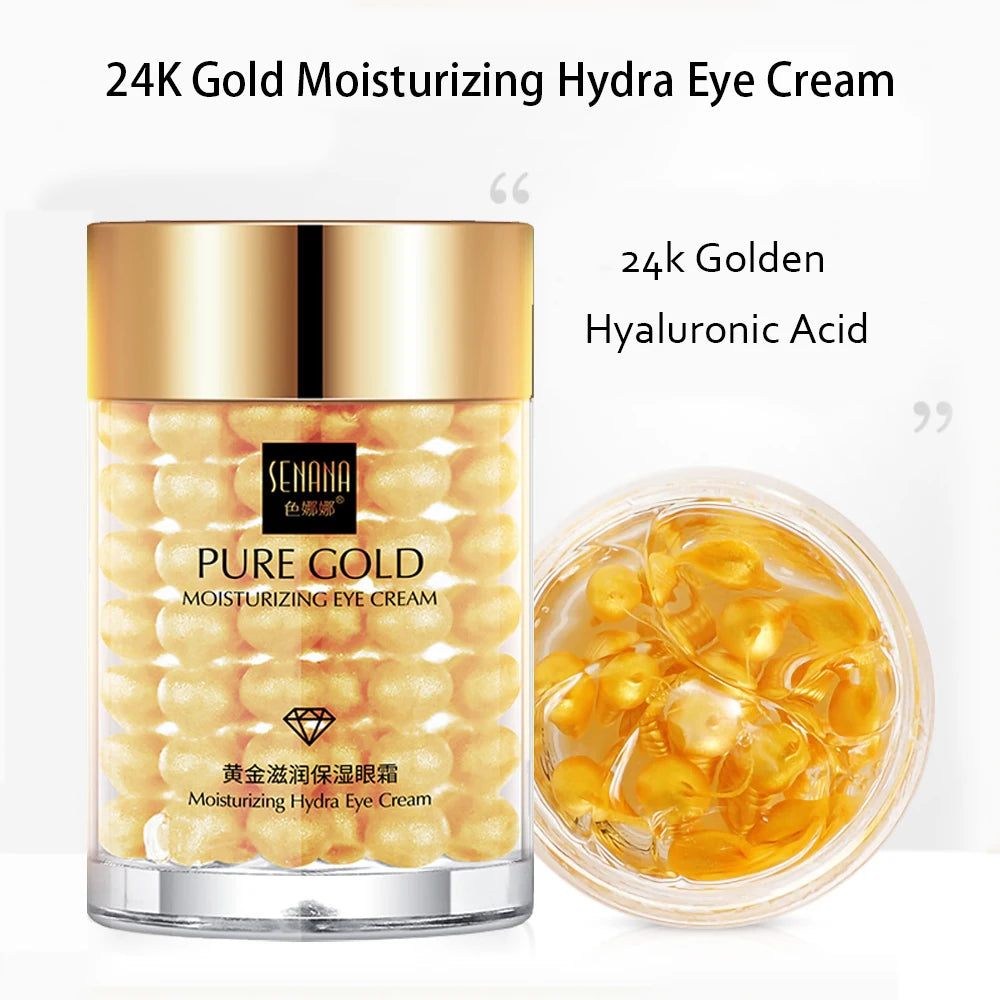 Korean Skincare Set 24K Gold Niacinamide Face Serum Anti Aging Skin Products Remove Dark Circles Collagen Eye Cream Skin Care Kit