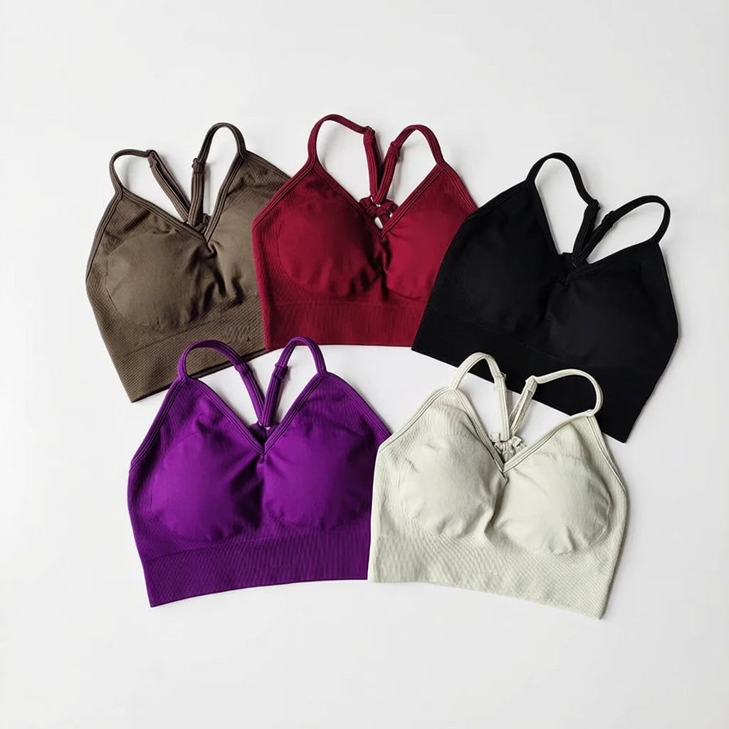 2 PCS Set Seamless Yoga Suit Women Sports Bra High Waist Leggings Gym Outfit Gym Set Fitness Workout Clothes Pilates Wearing Sportswear