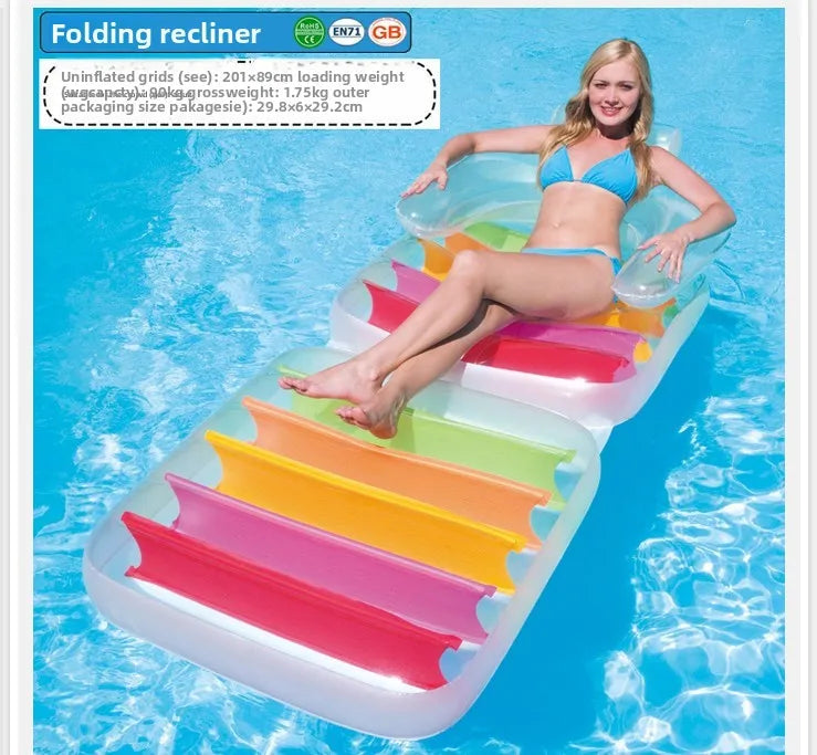 Large Inflatable Floating Island with Awning 8-10 People Floating At Sea Adult Household Floating Shade Boat Summer Ocean Family Party
