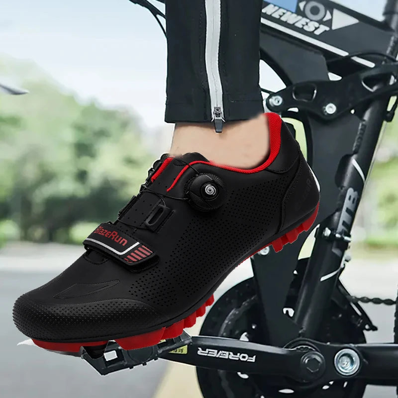 NEW Cycling 41-47 Size Women Men Shoes Bike Sneakers Cleat Non-Slip Men's Mountain Biking Shoes Bicycle Shoes Road Footwear Speed Shoes Sports Apparel Accessories