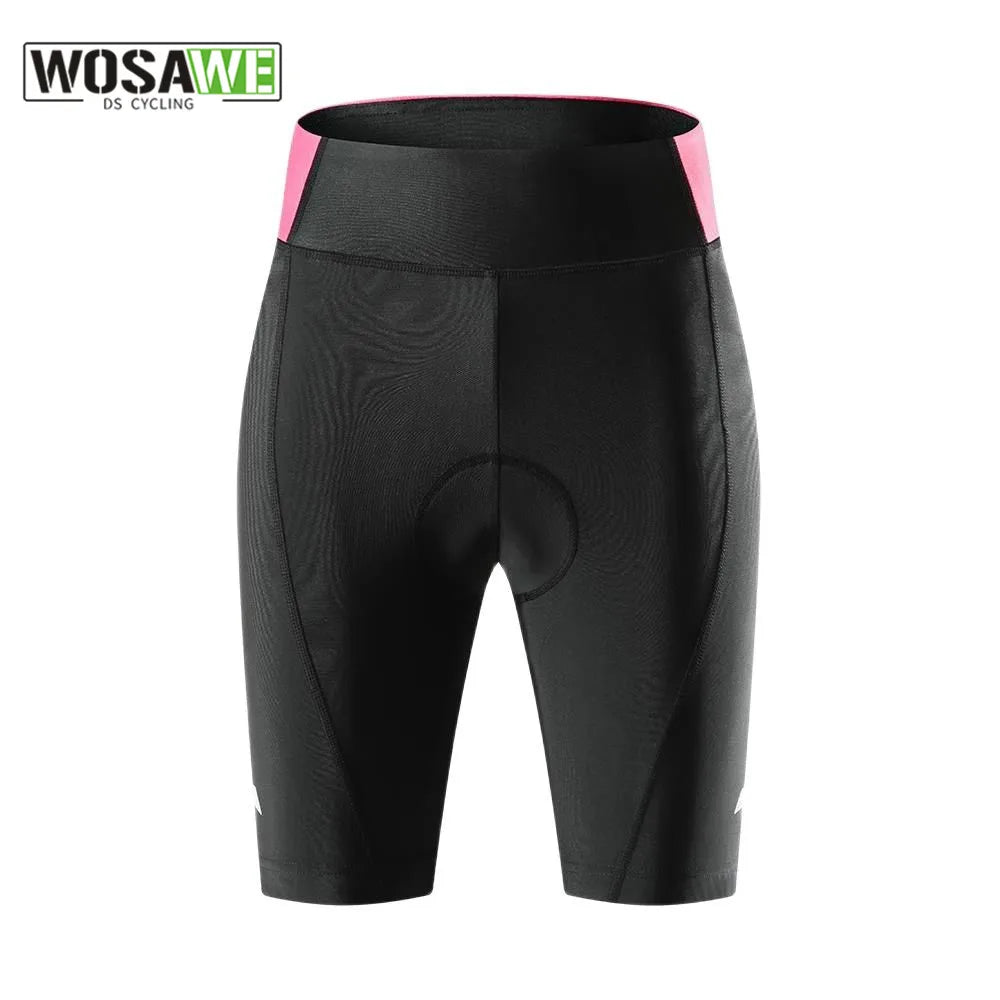 Women Cycling Shorts Team Bike Riding Bottoms Lady Summer Breathable Quick Dry Gel Pad Training Tight Shorts