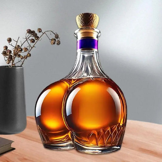 NEW Arrivals Novelty Design Barware Wine Glass Bottle Drinking Container Whiskey Decanters For Liquor Bourbon Tequila Vodka Red Wine Home Office Pubs Restaurant Decoration