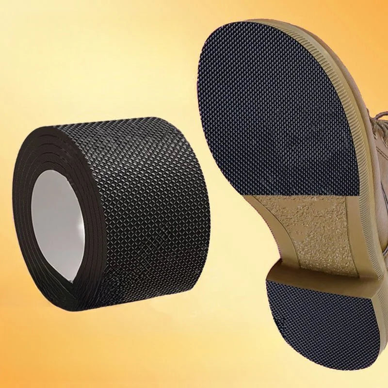 NEW 1 Roll Thick Non-Slip Wear-Resistant Shoe Sole Sticker - Anti-Abrasion Heel for Quieter, Sound-Canceling Chunky Heels Protection Shoes Boots Anti-Slip Tape Footwear Shoes Accessories