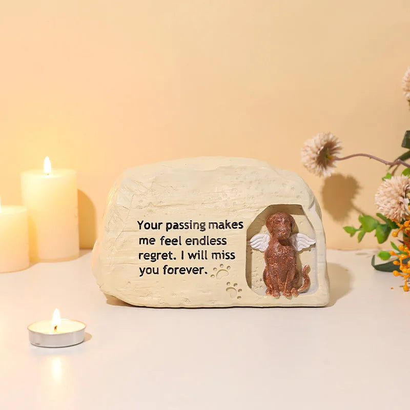 Pet Urn Funeral Memorial Supplies Animal Resin Coffin Ashes Storage Box