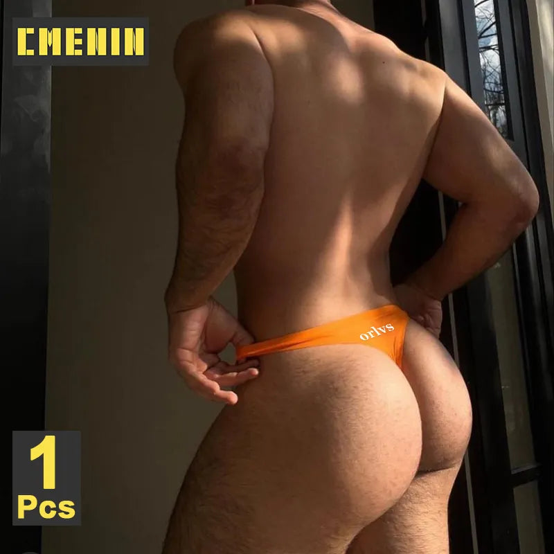 Sexy Modal Bikini Men's Thongs Low Waist Butt Lift Jockstrap Underwear Gay Sissy Panties Underpants Men G String Thongs