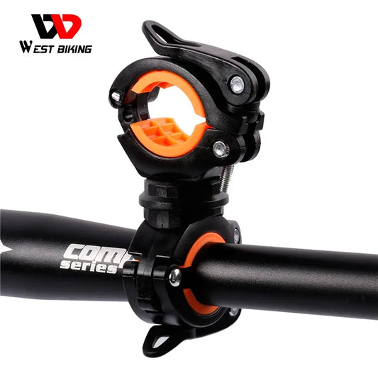 Bike Light Bracket Multifunctional 360 Degree Rotatable Bicycle Lamp Holder LED Flashlight Stand Cycling Accessories