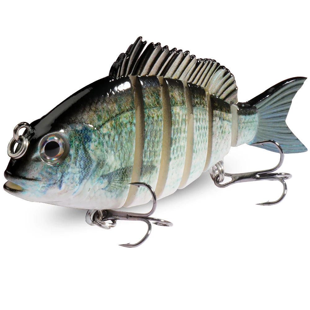 Swimbait Sinking Lure 16.5g 8cm Multi Joint Lure Slow Sinking Pencil Metal Joints VIB  Pike Treble Hooks Carp Fishing Tackle Hard Bait Fishing Accessories