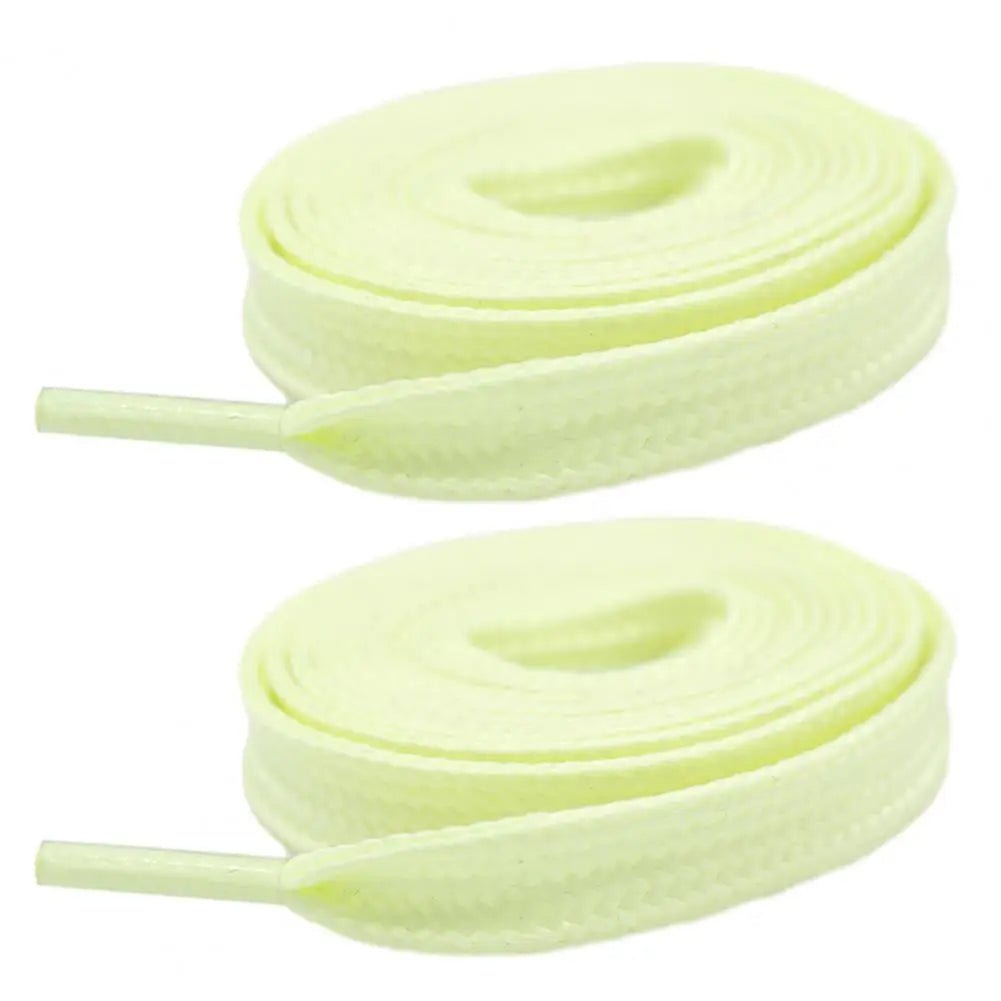 80-140cm 7 Colors Glow in the Dark Luminous Shoelaces Rave Dance Party Night Clubwear  Fluorescent Flat Replacement Shoe Laces for Sneakers Boots Athletic Footwear Accessories