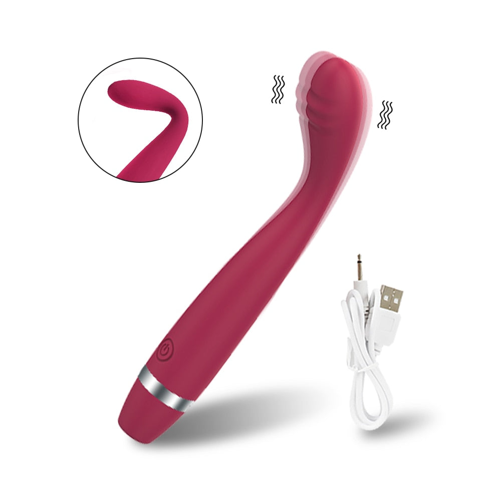 Beginner G-Spot Vibrator for Women 8 Seconds to Orgasm Finger Shaped Vibes Nipple Clitoris Stimulator Sex Toys for Adult Female