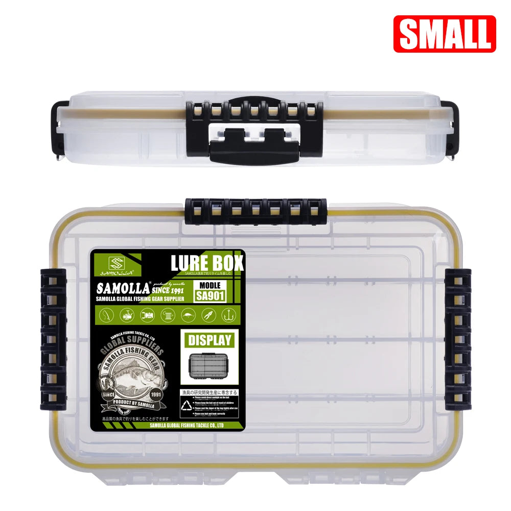 New Large Waterproof Fishing Tackle Box, Fish Hook Fishing Lure Bait Storage Organizer Case Portable Fishing Gear Accessories