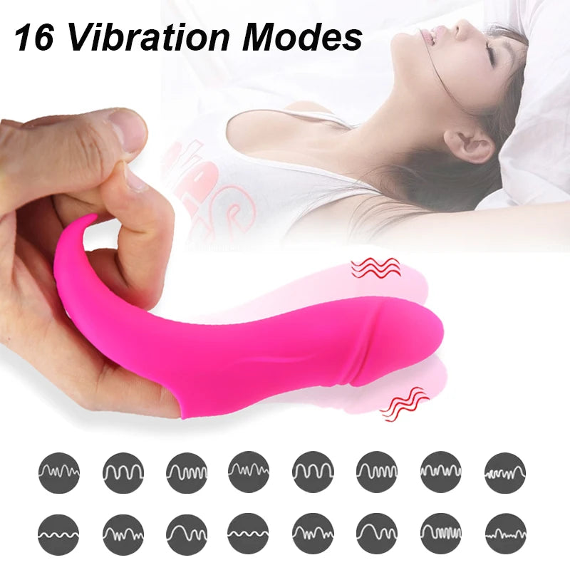 10 Multi-speed Finger Wearable Vibrator Silicone G-spot Clitoris Vibrating Massage Erotic Toys Adult Product Sex Toys for Woman