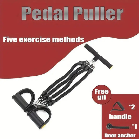 NEW Arrivals Pedal Tension Rope Puller Exercise At Home Multi-Functional Fitness Exercise Resistance Band Women Men Sports Gym Equipment Home Gym Accessories Sports Supplies