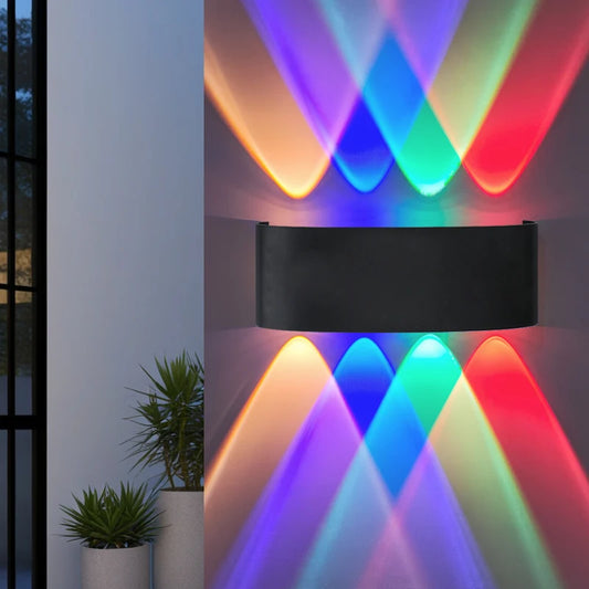 NEW Modern Home 85-265V Up and Down Lighting LED Wall Lamp for Indoor Living Room Dining Room Corridor and Hallway Outdoor RGB Wall Light Lamps Home Lighting Accessories