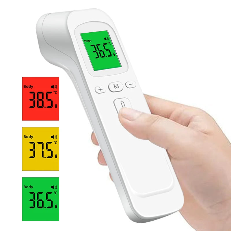 NEW Arrivals Medical Infrared Forehead Thermometer Backlit Digital Non-Contact Laser Household LCD Baby Adult Fever Infant Body Instrument Medical Accessories Devices Health Care Products