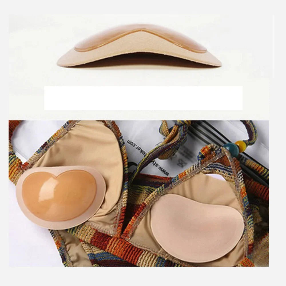 Women Thicker Breathable Sponge Bra Pad Push Up Padded Bikinis Swimsuit Women Swimwear Bikini Chest Pad Bikini Set bikini