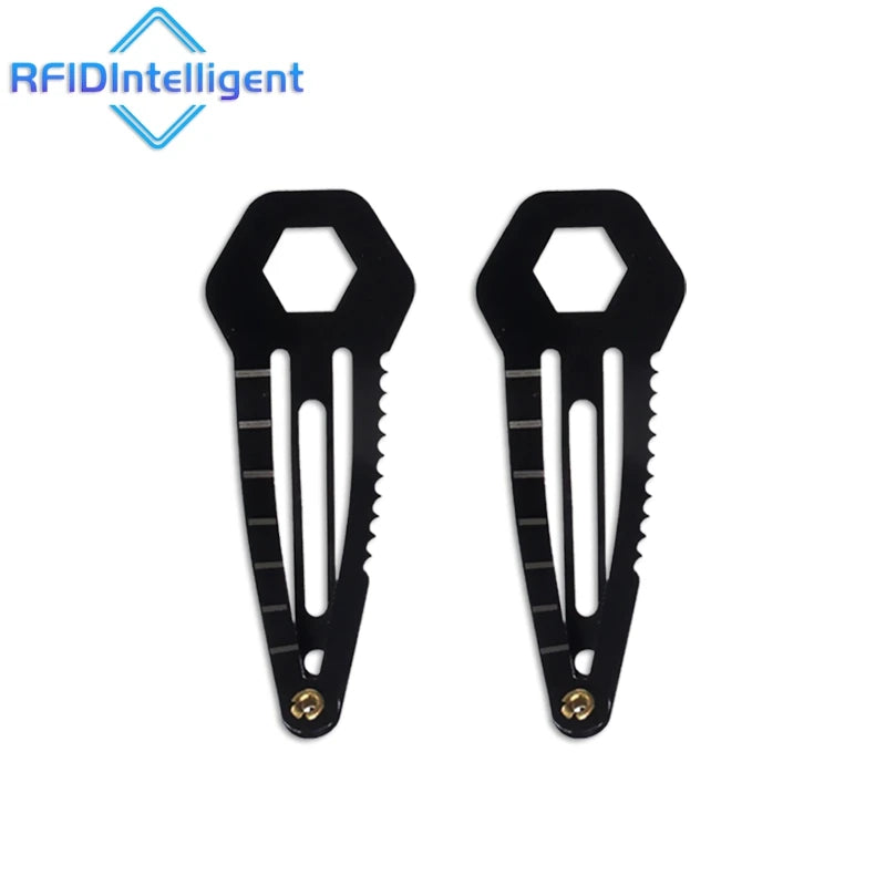 5PCS Outdoor Women's EDC Self Defence Weapons Multifunctional Stainless Steel Hair Clip Hairpin Personal Defense Keychain Tool