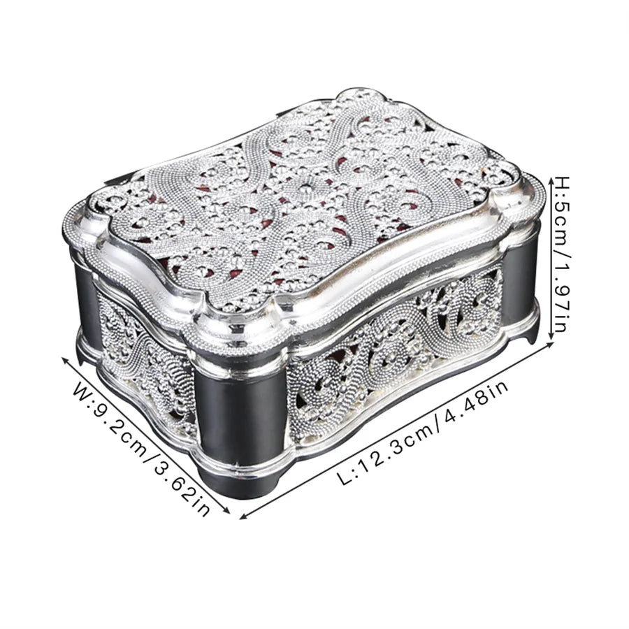NEW Arrivals 9 Colors/Patterns European Jewelry Box, Necklace, Earrings, Rings Cosmetics Storage, Desktop Decorative Ornaments, Suitable for Wedding Birthday Wife Girlfriend Valentine's Day Gifts.