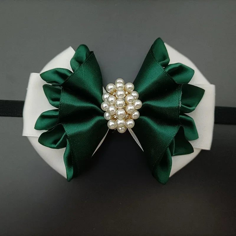 10 Colors Men's Business Wedding Luxury Bow Tie British Suit Shirt Accessories Original Design Handmade Jewelry Gifts Fashion Pearl Crystal Bow-Tie