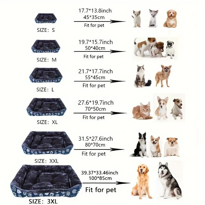 Pet Dog Bed Sofa Mats Pet Products Animals Accessories Dogs Basket Supplies For Large Medium Small House Cat Bed