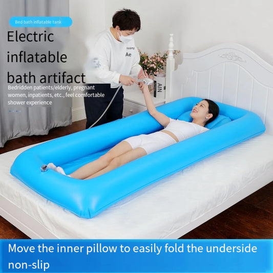 NEW Arrivals Household Elderly Electric Inflatable Shower Beds for Paralyzed Patients Nursing Supplies for Disabled Bedridden Automatic Pump Home Health Accessories Supplies