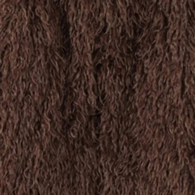 S-XL UK Size 4 Colors Fashion Brown Faux Fur Coat Women's Round Neck Loose Long Sleeves Thick Plush Short Jacket Winter New 7A1041