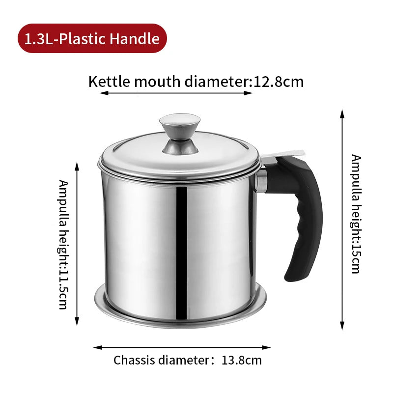 NEW Arrivals Mini Fryer Stainless Steel Deep Frying Pot Tempura French Fries Fryer Strainer Chicken Fried Pan Kitchen Cooking Tool Oil Filter Kitchen Accessories Home Supplies