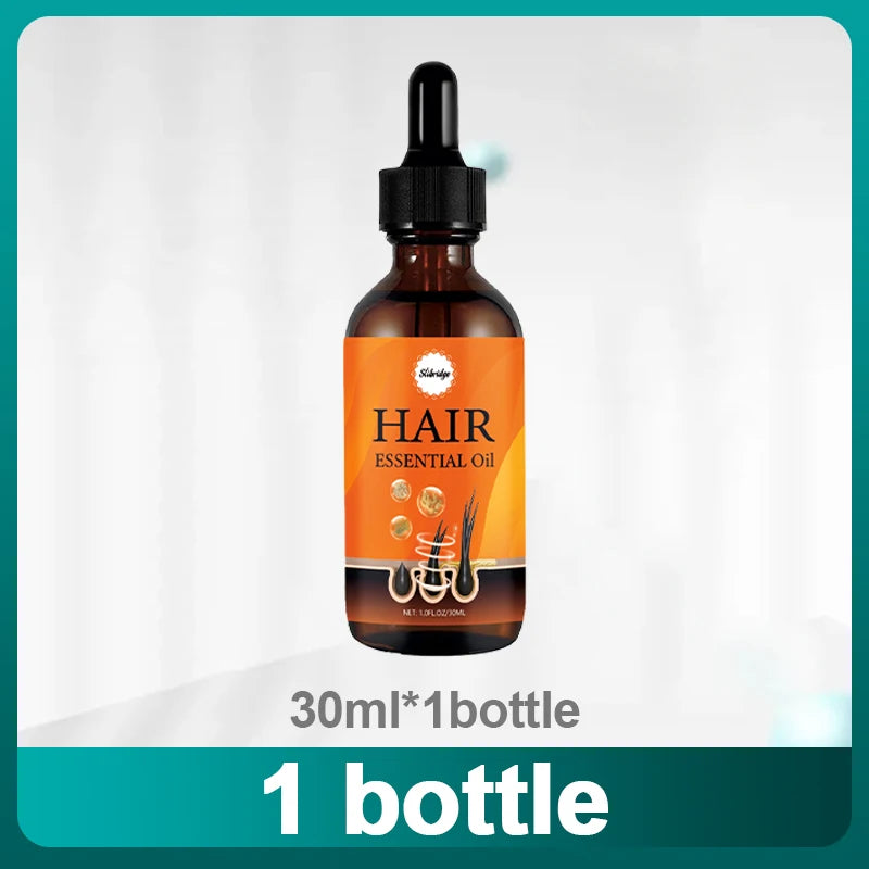 1-22 Bottles Set New Generation Hair Growth Anti-Loss Therapy Treatment Essential Oil with Massage Comb Helping People who Suffer from Appearance Anxiety Hair Care Supplies