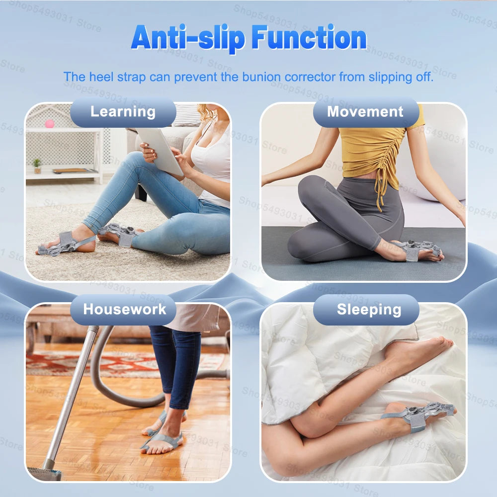 NEW Arrivals Bunion Corrector Unisex Foot Hallux Valgus Braces Rotatable Separator Straightener Adjustable Pedicure Finger Corrector Sports Medical Devices Set Supplies Health Care Products