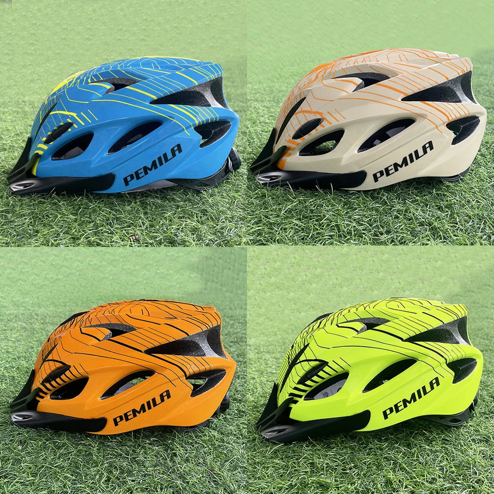 New Ultralight Cycling Helmet Cycling Safety Cap MTB Bicycle Helmet For Women Men Racing Equipment Bike Helmet Visor